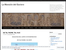 Tablet Screenshot of lamansiondelgaviero.com